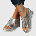 Veronica • Sandalias ortopédicas (plata)