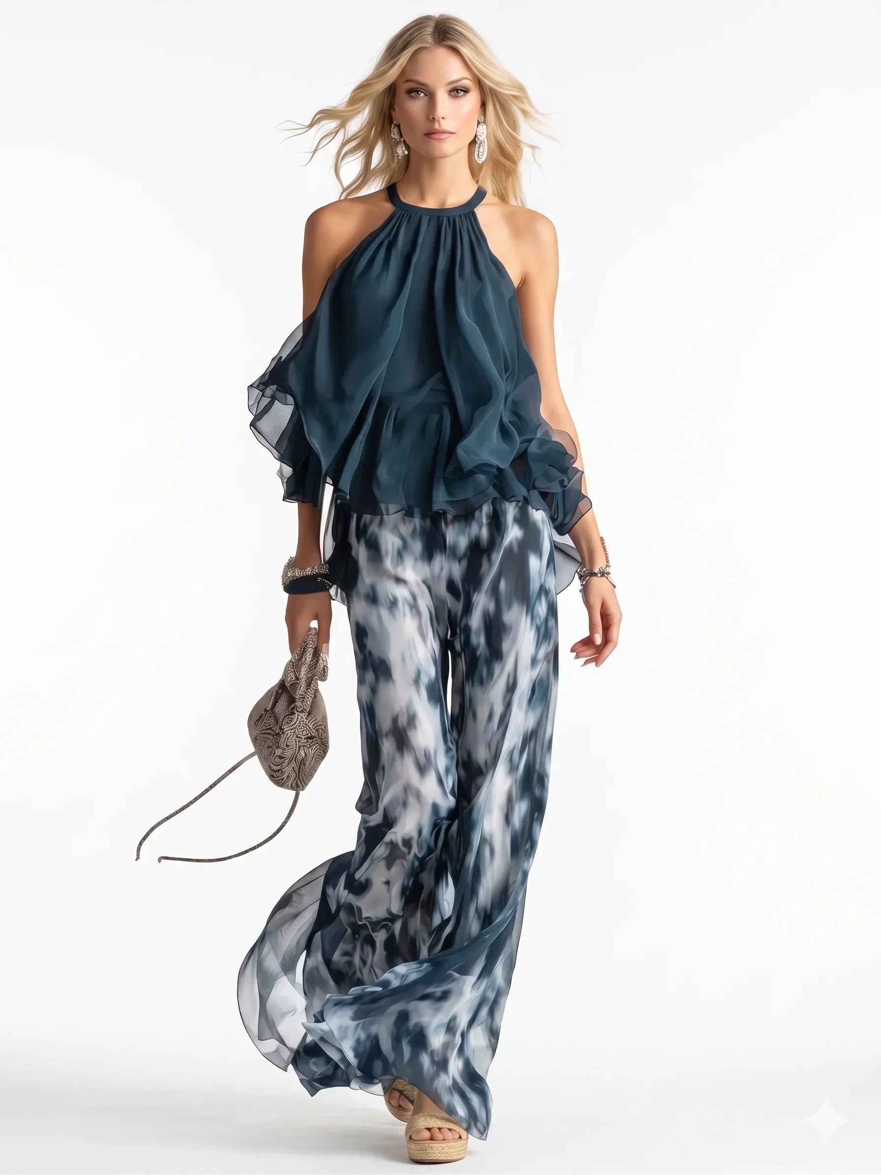 LUCIANA™ | Conjunto Resort Premium en Chifón