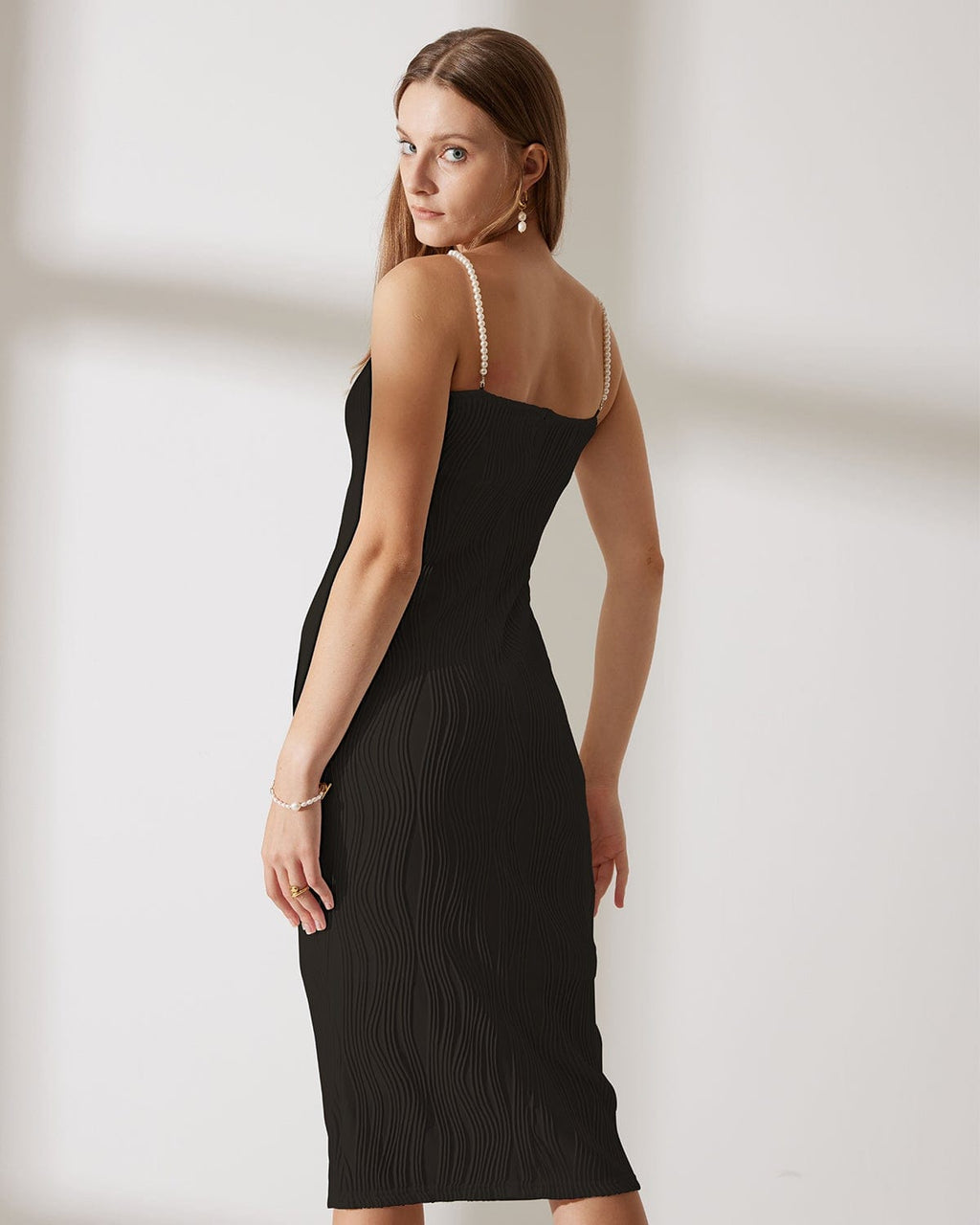 Vestido Laura™ | Elegancia sutil y textura sofisticada