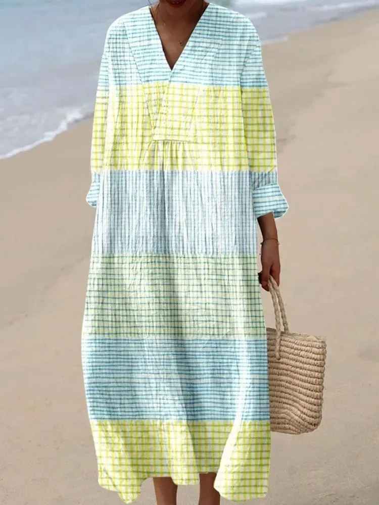 Allison - Vestido Maxi Boho Vintage