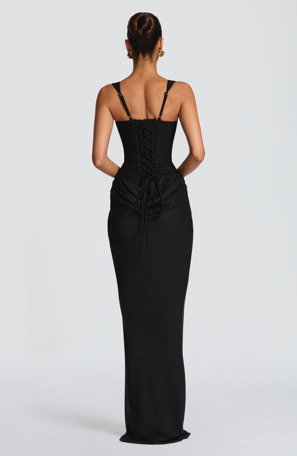 Rosa™ | Vestido con silueta fluida con corsé ajustado