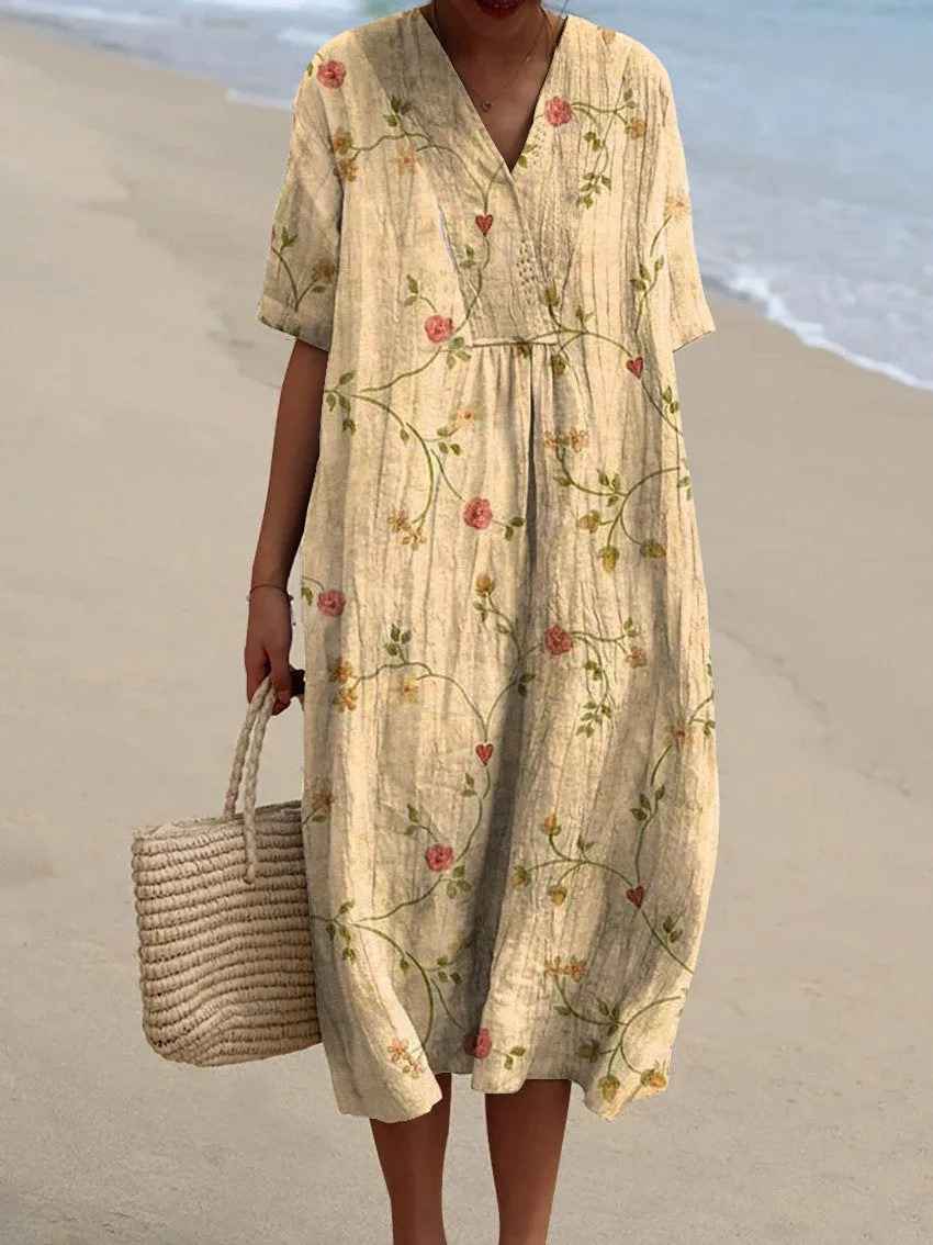 Merel | Vestido Maxi Floral Vintage
