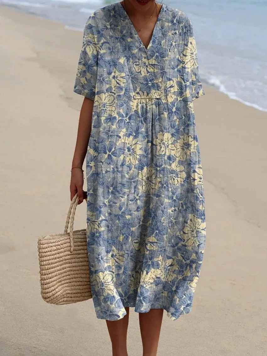 Merel | Vestido Maxi Floral Vintage