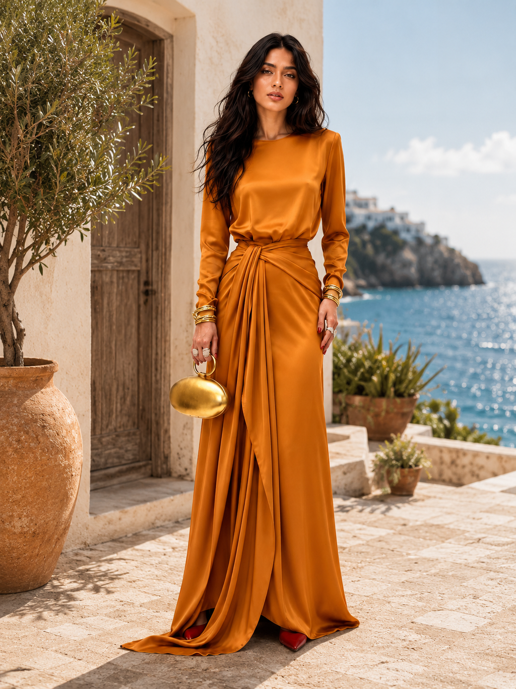 VESTIDO VALENTINA - CARLA MONTIEL