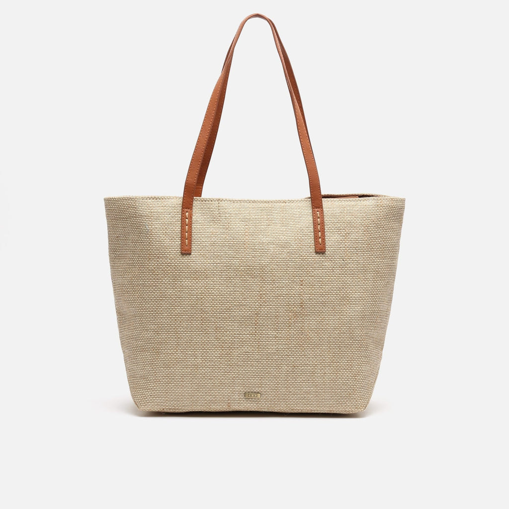 Paraiso bolso shopper grande efecto rafia