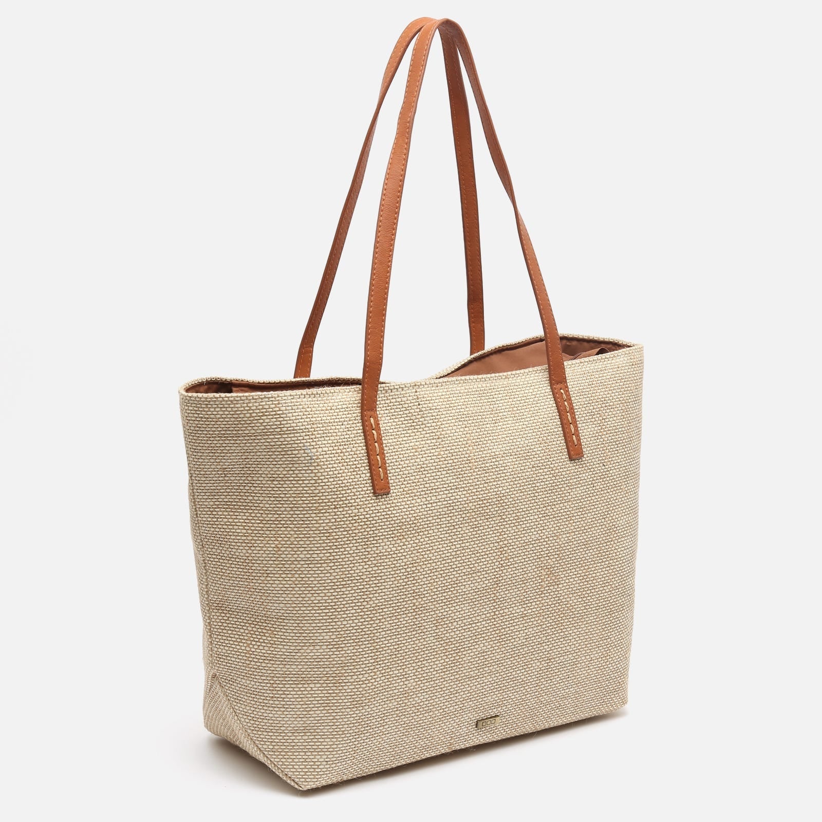 Paraiso bolso shopper grande efecto rafia