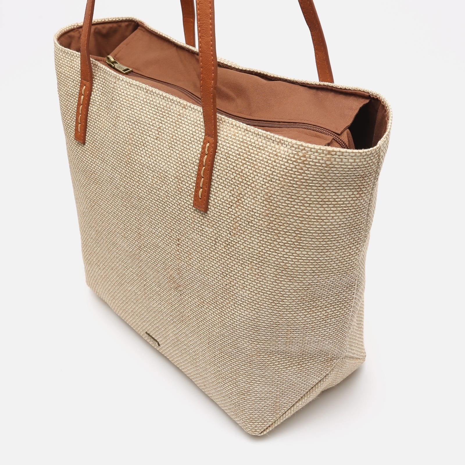 Paraiso bolso shopper grande efecto rafia