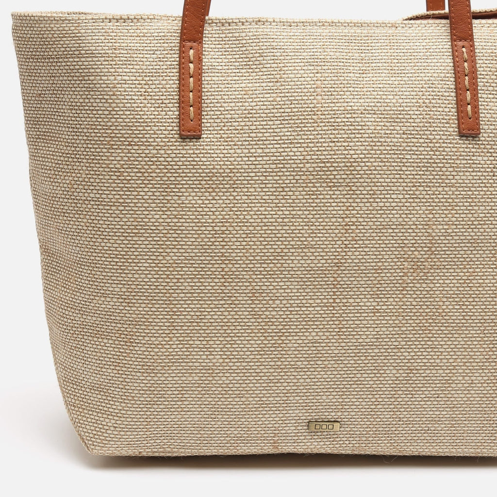 Paraiso bolso shopper grande efecto rafia