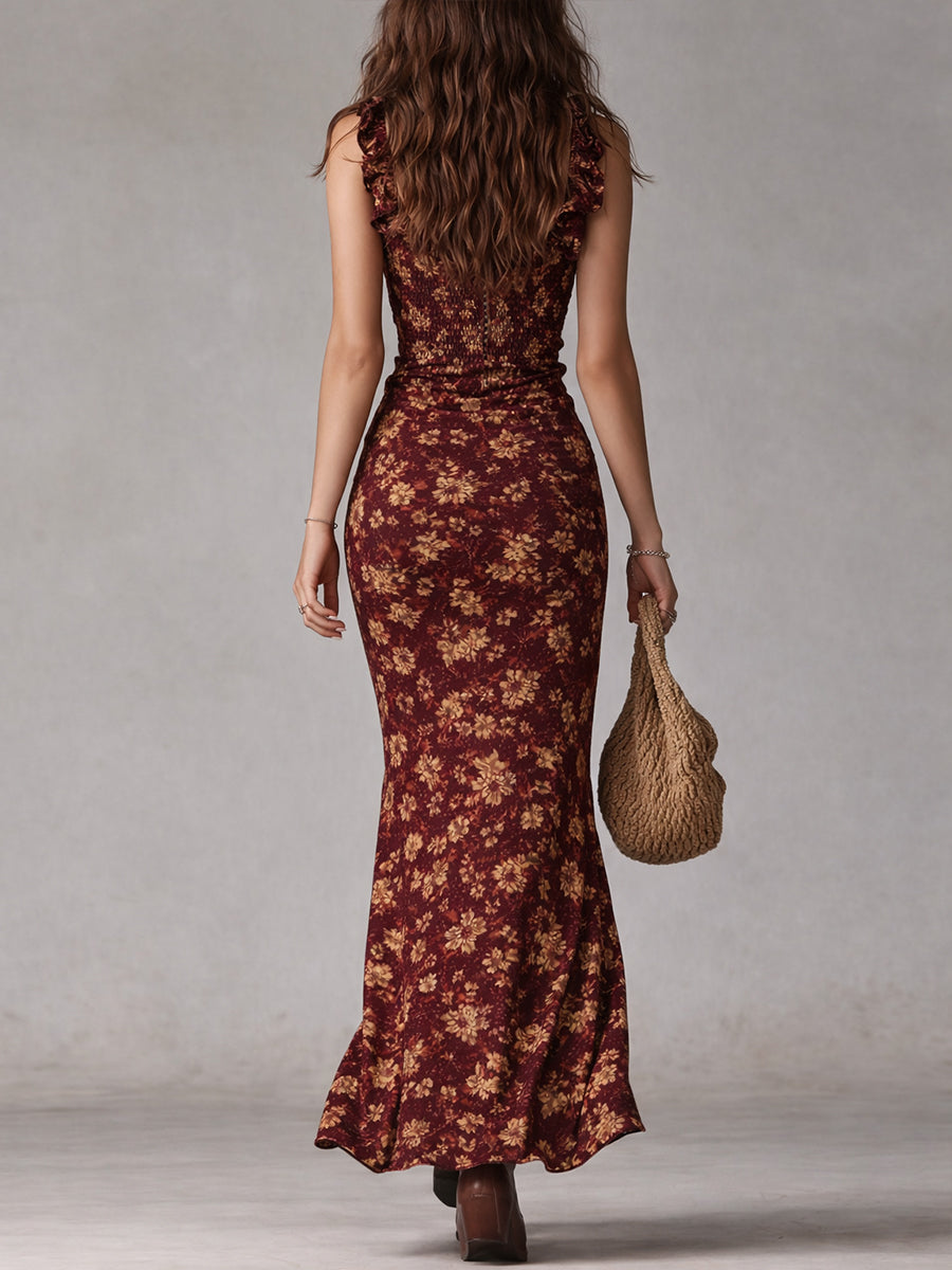 Mayfair | Elegante Vestido Largo de Estilo Retro