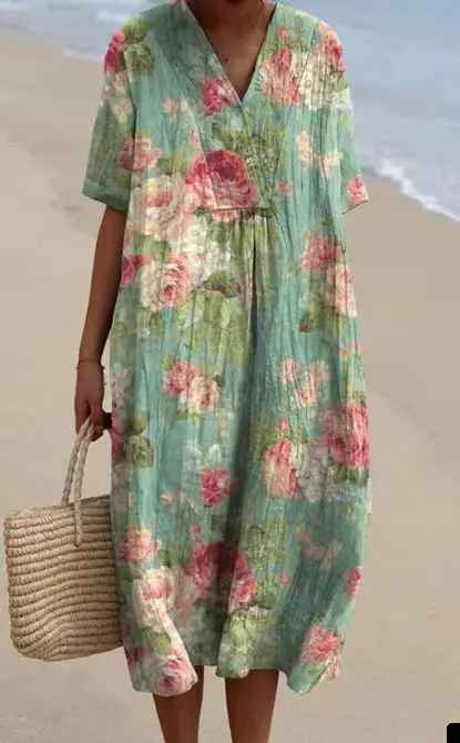 Fenna™ | Vestido Impreso Brisa de Verano