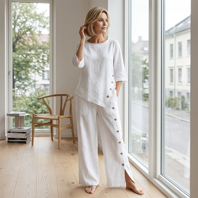 Lucía™ | Conjunto Asimétrico de Silueta Elegante
