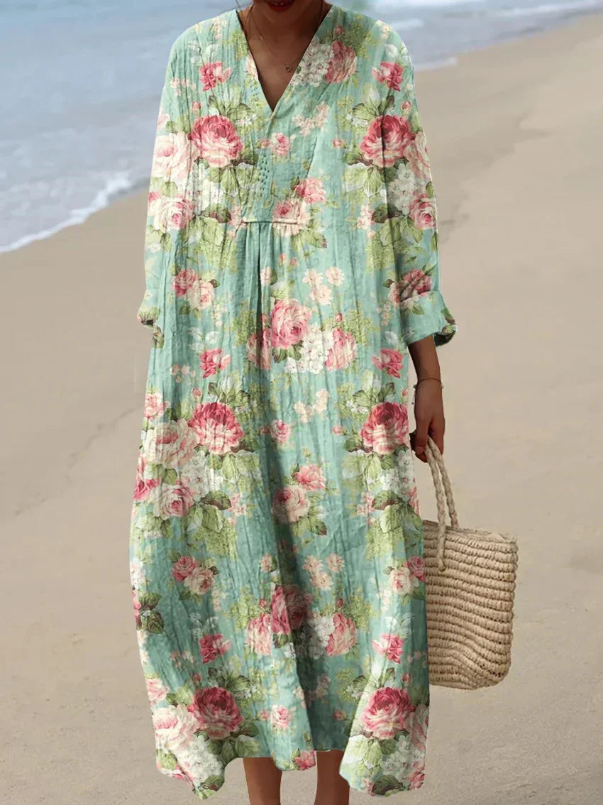 Anne - Vestido de Verano Impreso