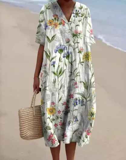 Merel | Vestido Maxi Floral Vintage