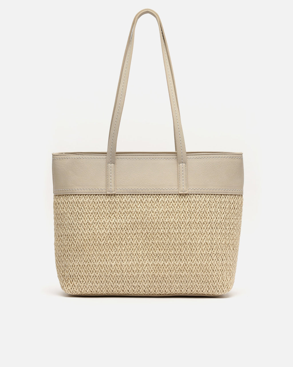 Tichi bolso shopper grande efecto rafia