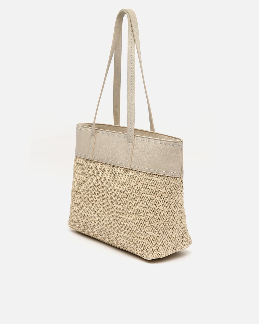 Tichi bolso shopper grande efecto rafia