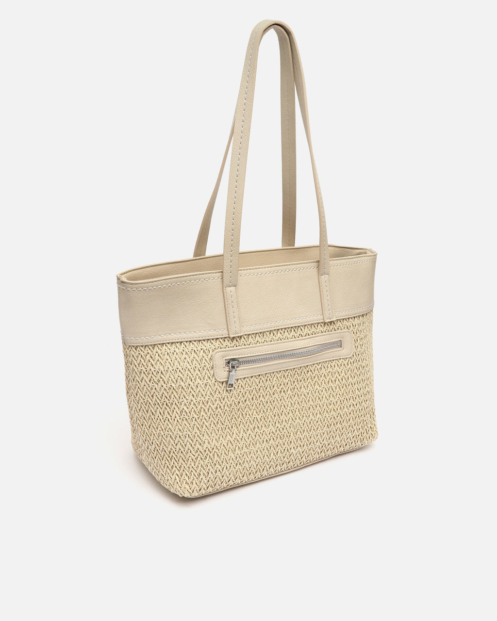 Tichi bolso shopper grande efecto rafia