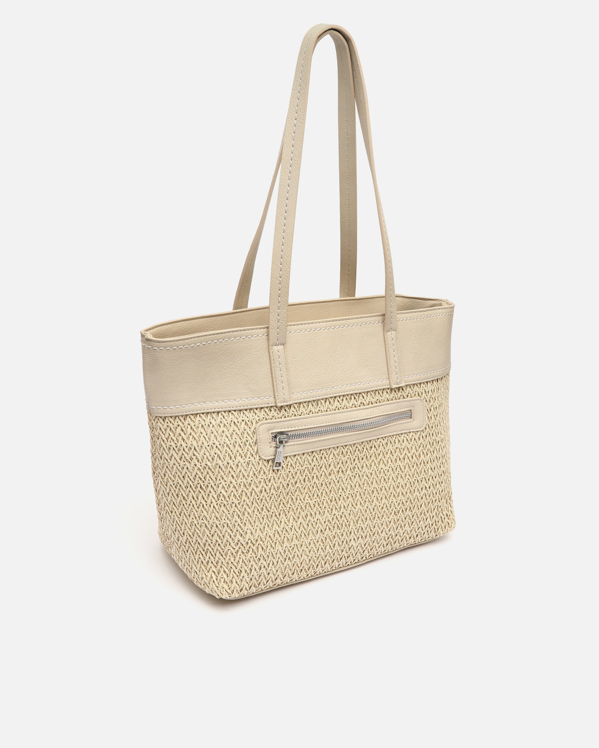 Tichi bolso shopper grande efecto rafia