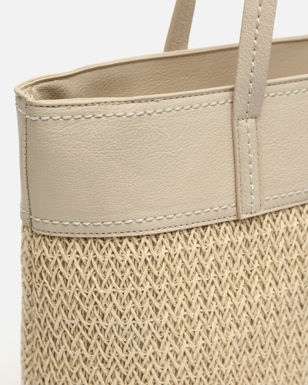 Tichi bolso shopper grande efecto rafia