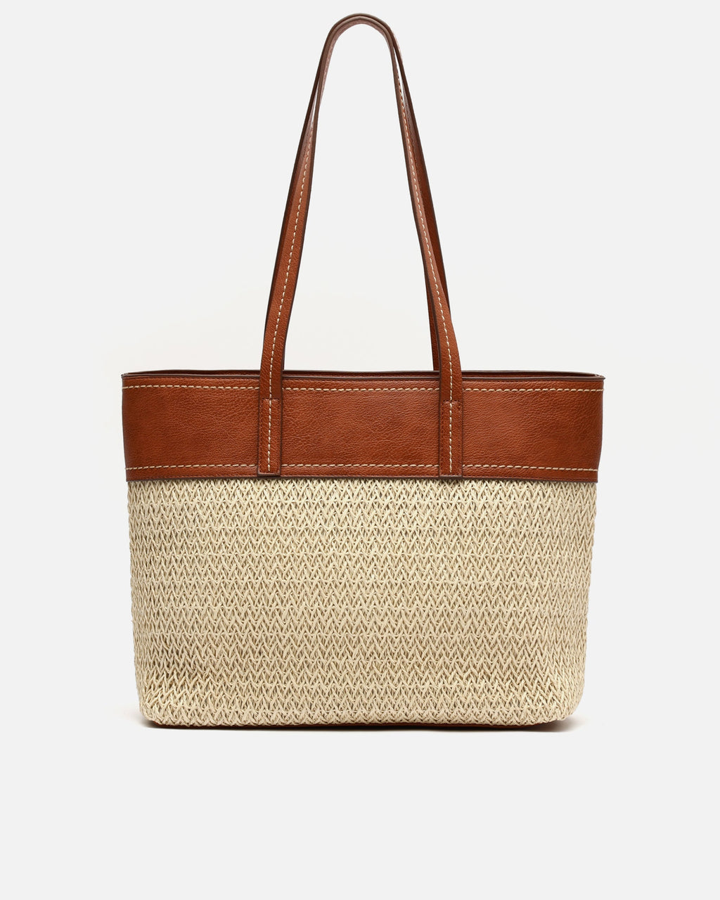 Tichi bolso shopper grande efecto rafia