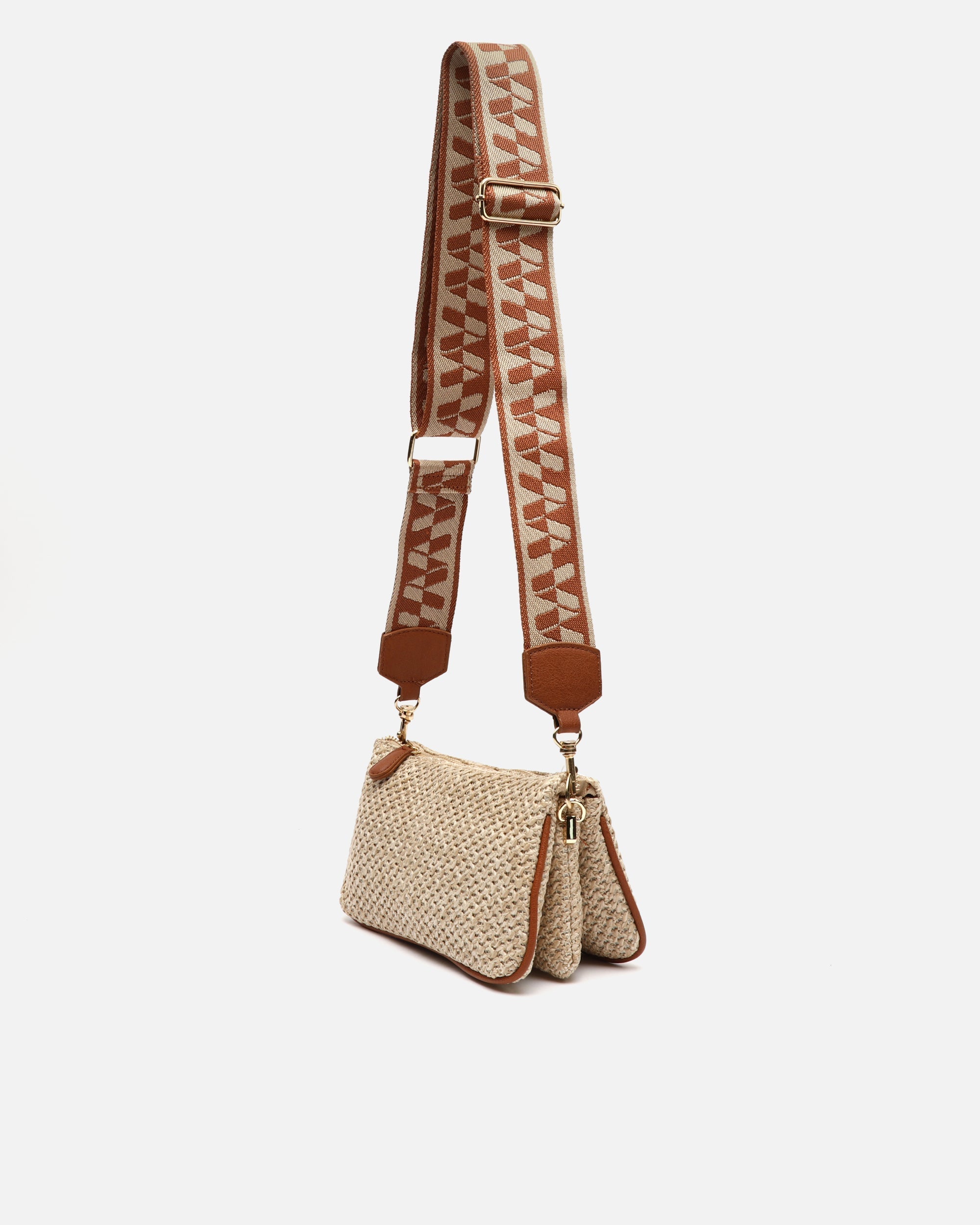 Raleni bolso bandolera efecto rafia