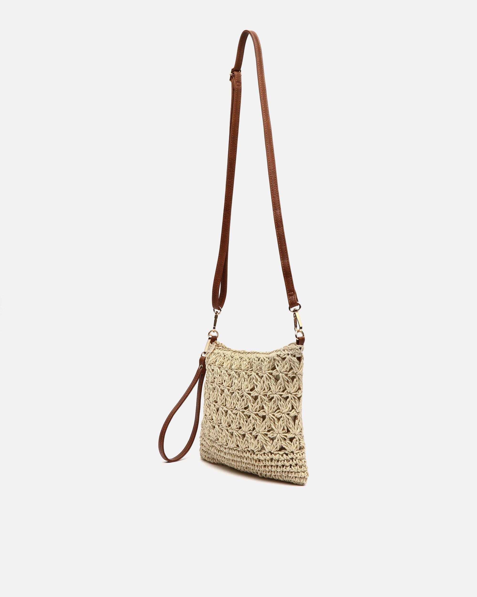Blumi bolso bandolera efecto rafia