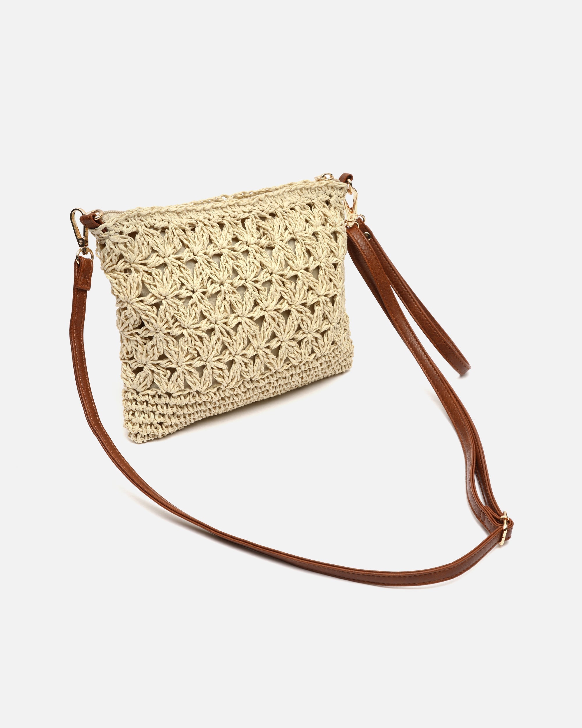 Blumi bolso bandolera efecto rafia