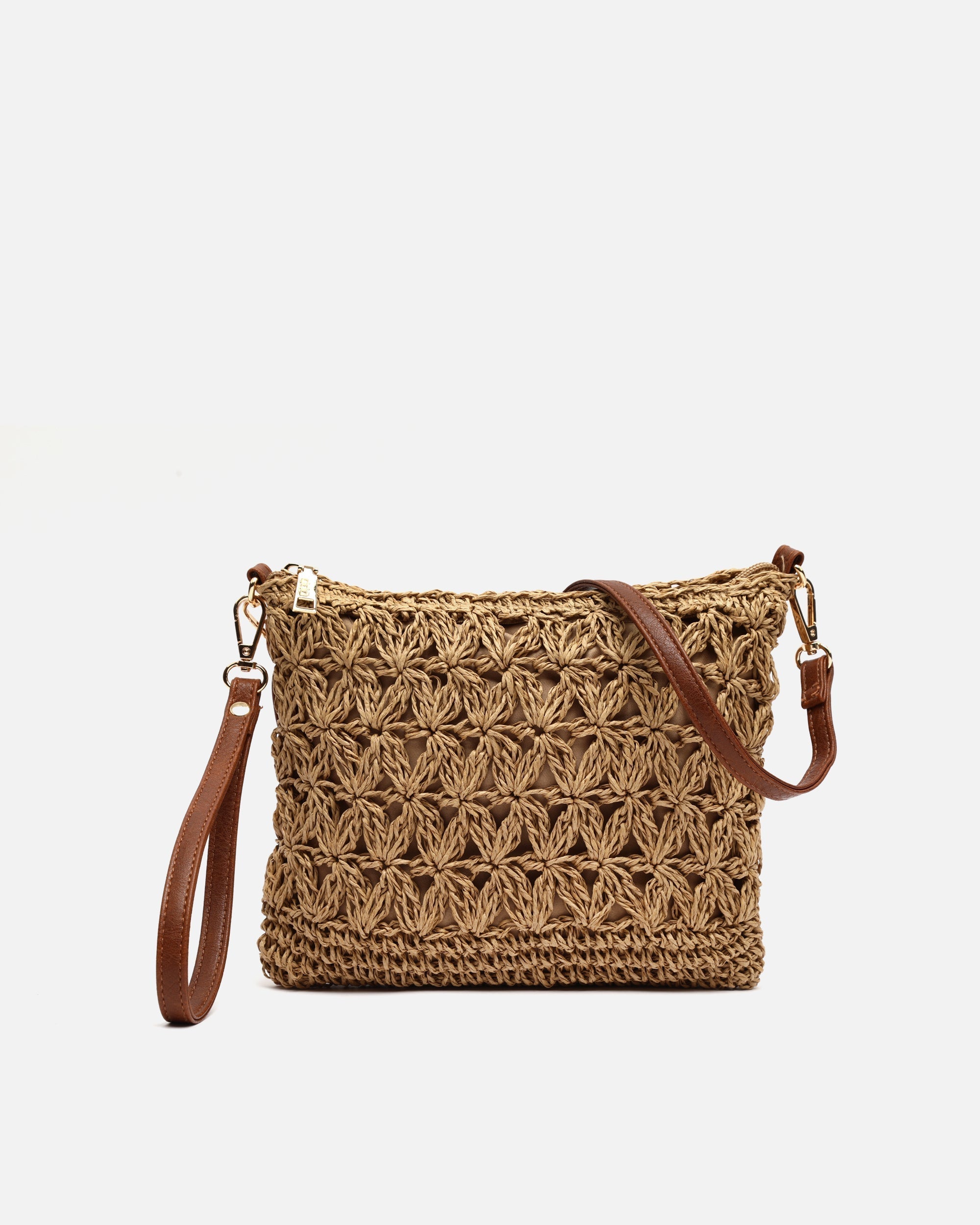 Blumi bolso bandolera efecto rafia
