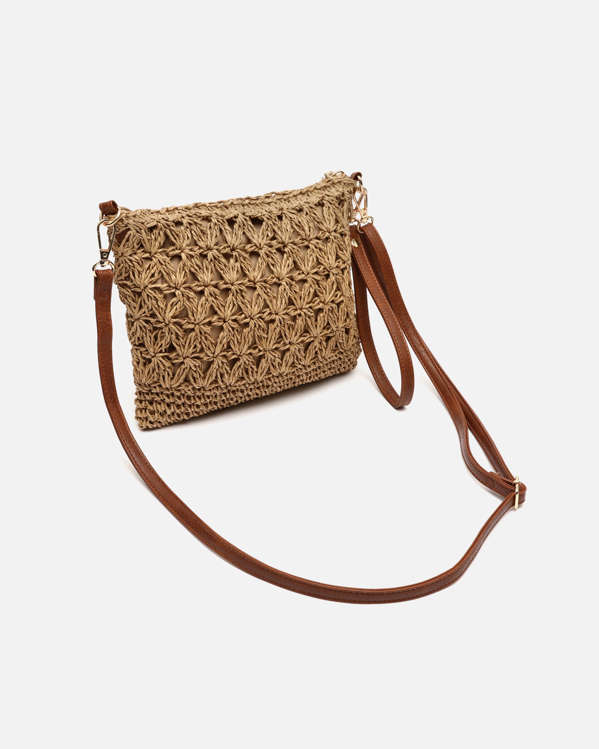 Blumi bolso bandolera efecto rafia