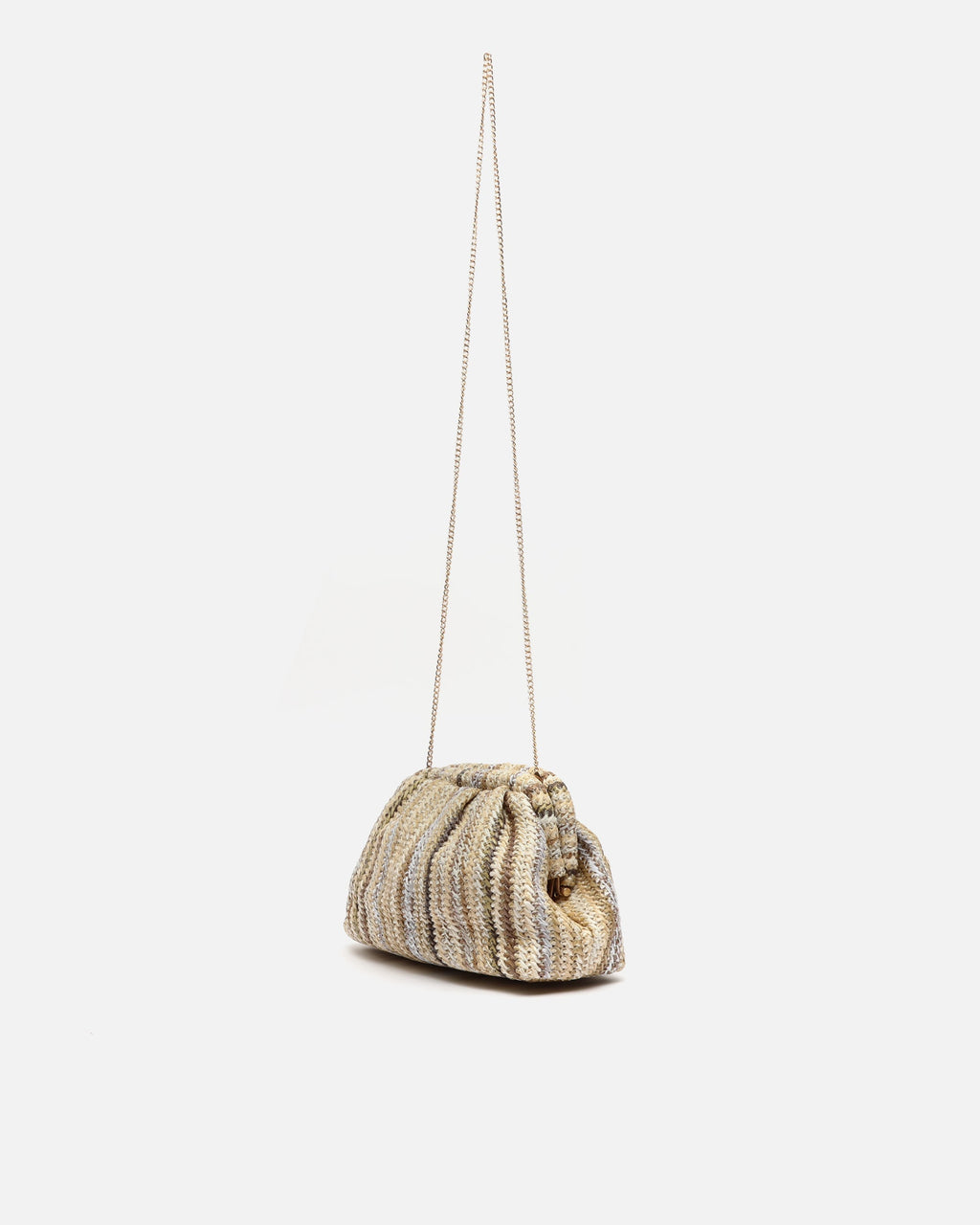 Sandi bolso de fiesta efecto rafia