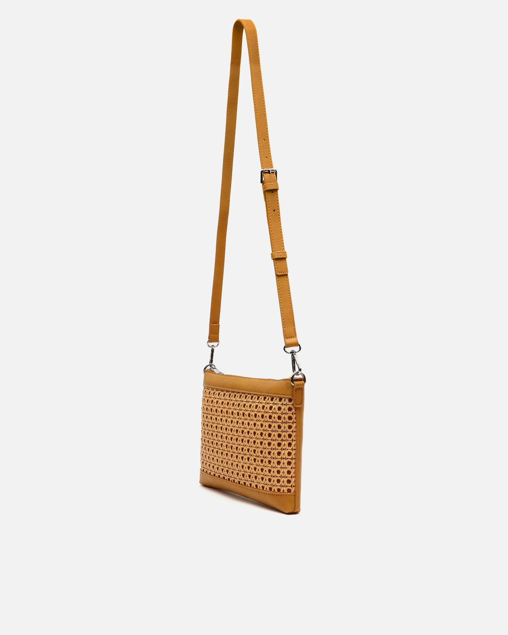 Eis bolso bandolera pequeño efecto rafia