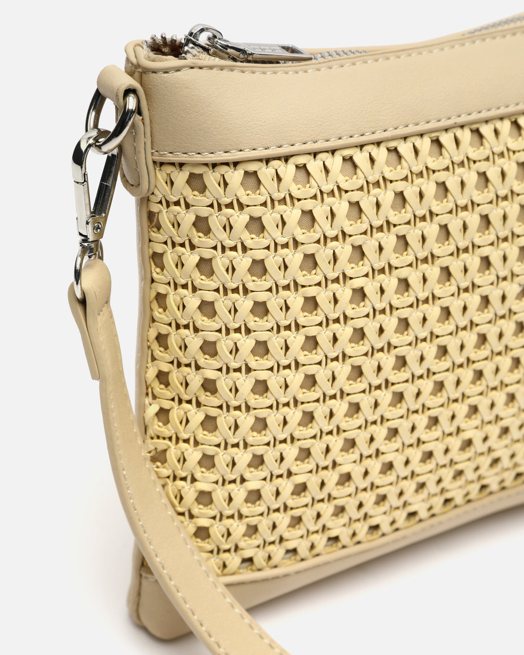 Eis bolso bandolera pequeño efecto rafia