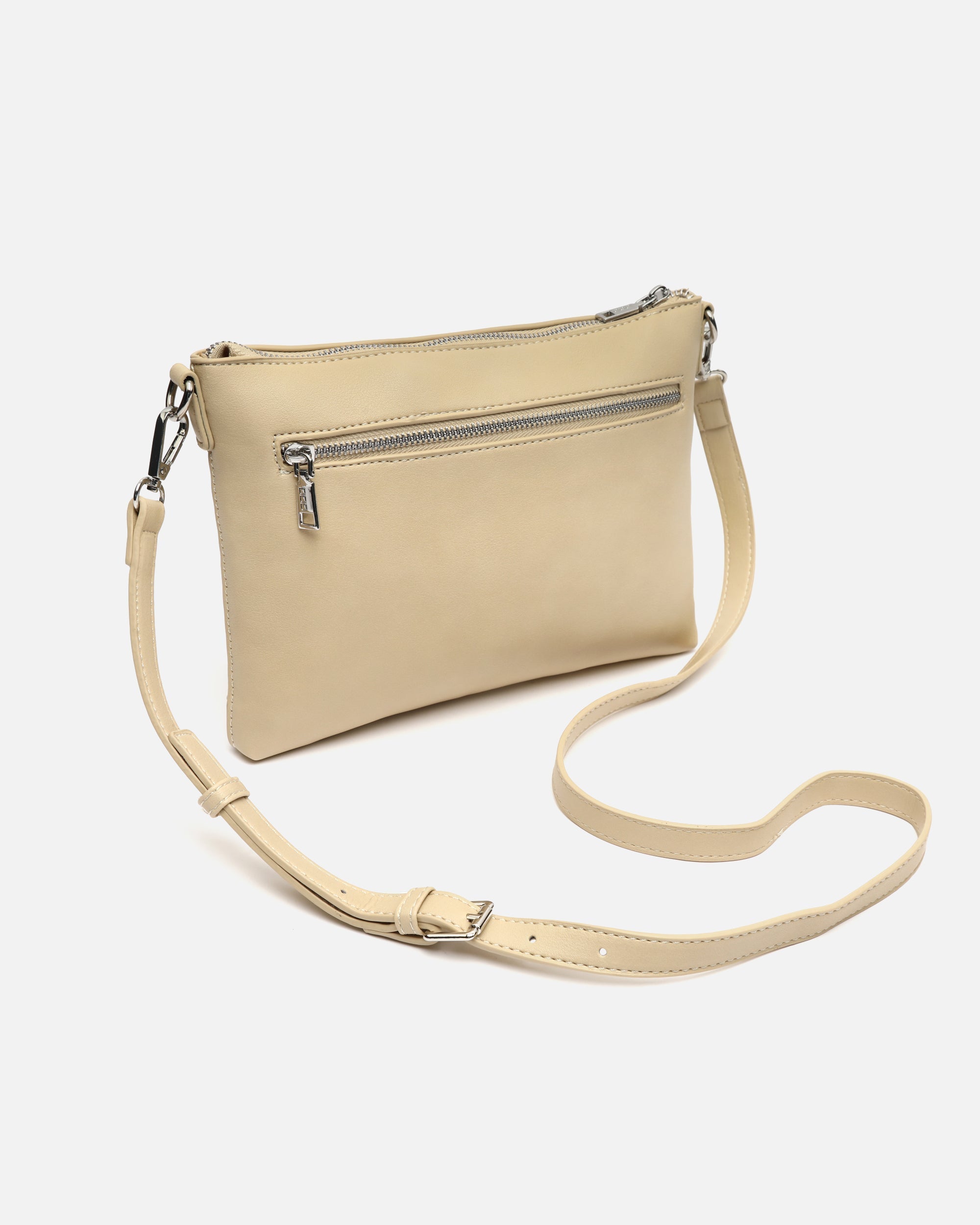 Eis bolso bandolera pequeño efecto rafia