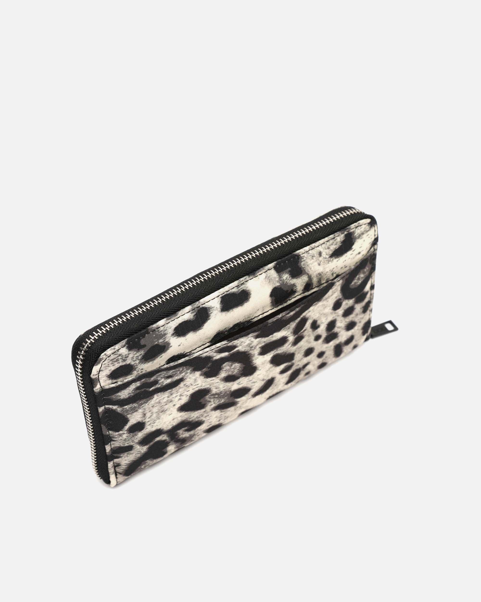 Saturnia monedero grande animal print