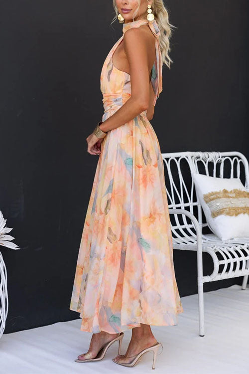 Fiamma — Vestido Largo Floral