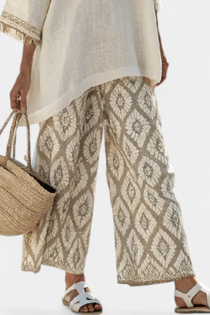 Ilaria • Top sofisticado y pantalones casual