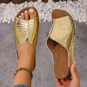 Marina • Sandalias de cuña ortopédicas
