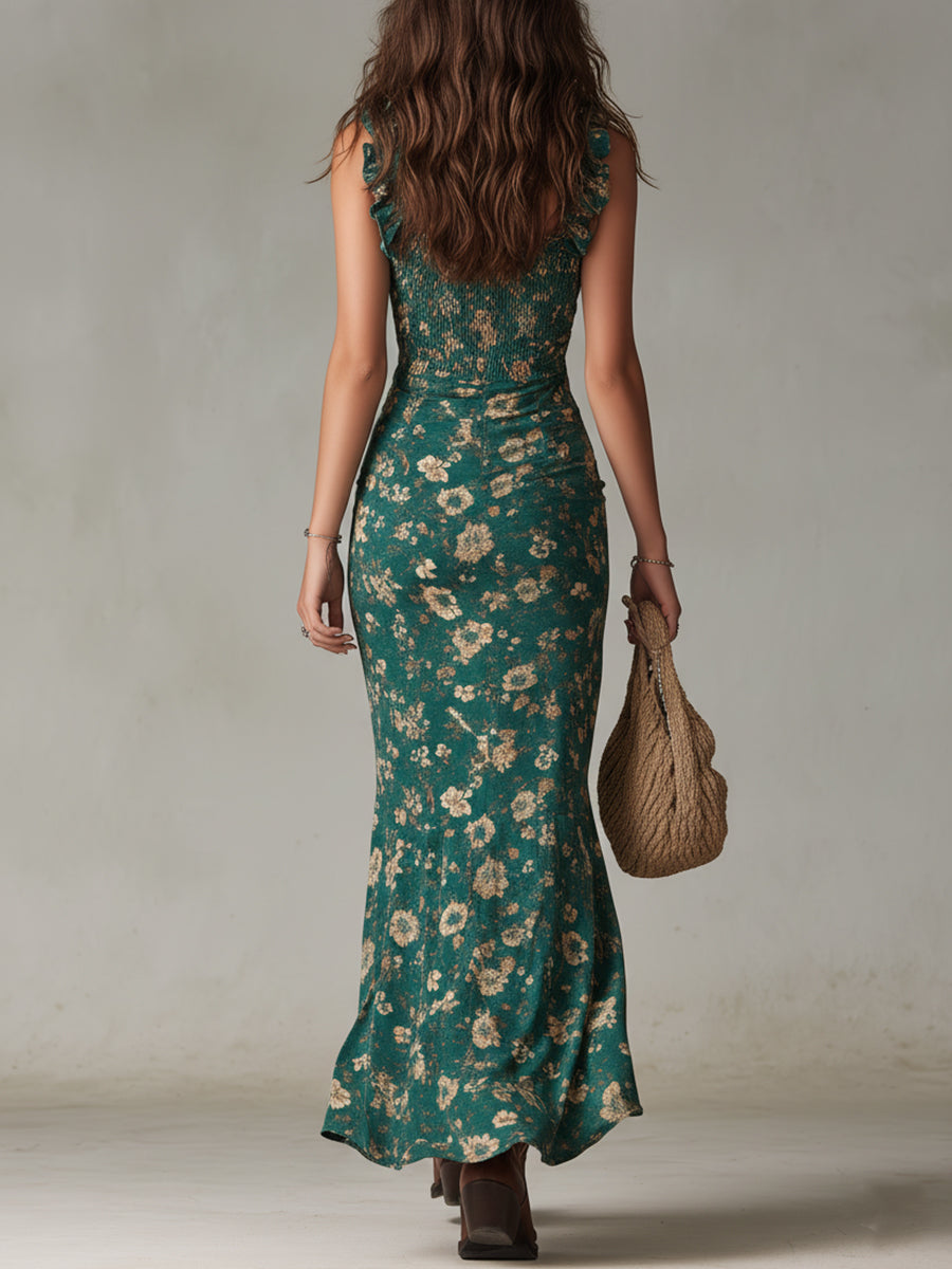 Mayfair | Elegante Vestido Largo de Estilo Retro
