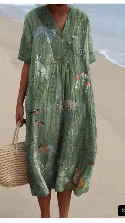 Lina | Vestido de Flores Vintage