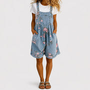Kiara Mono Corto Floral de Estilo Bohemio