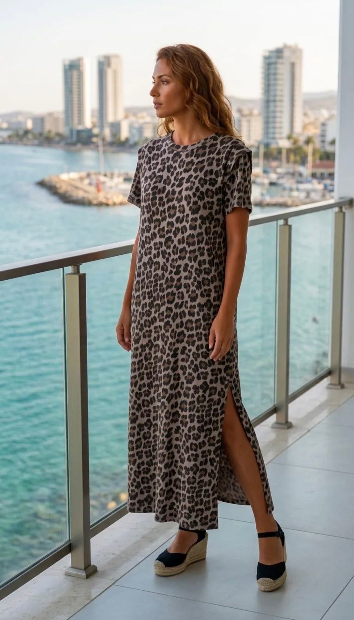 Vestido Leopardo algodón