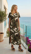 Vestido Camuflaje Algodón