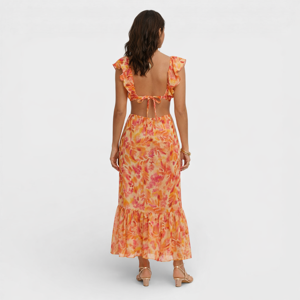 Vestido Velgara™ | Romanticismo floral con elegancia natural