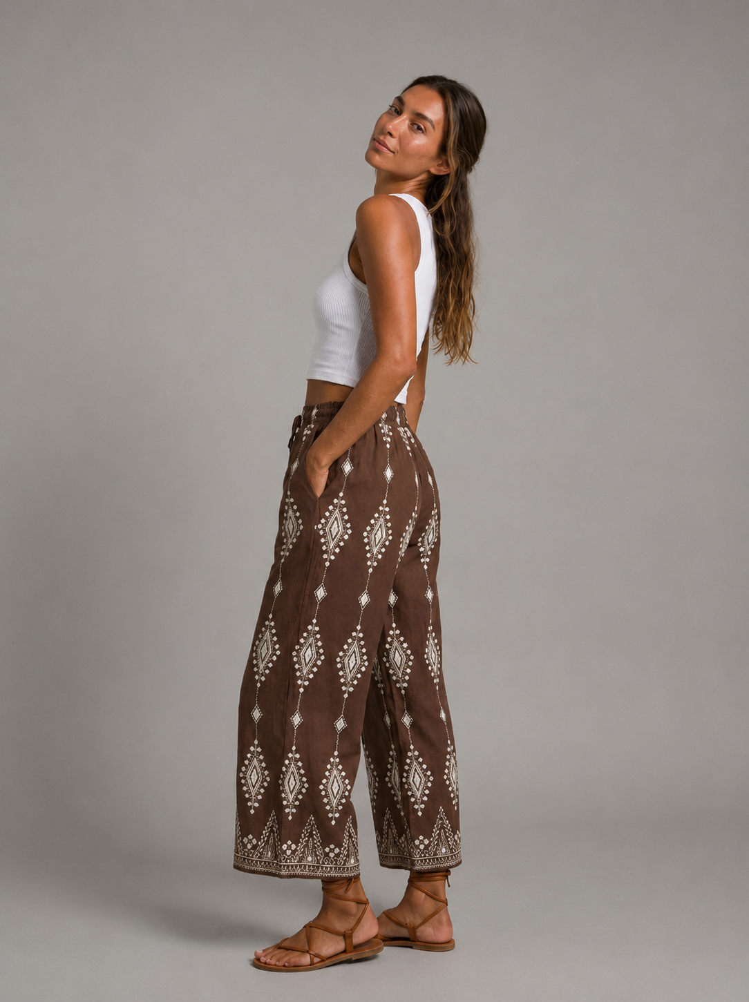 Pantalón Casual Estampado Sily