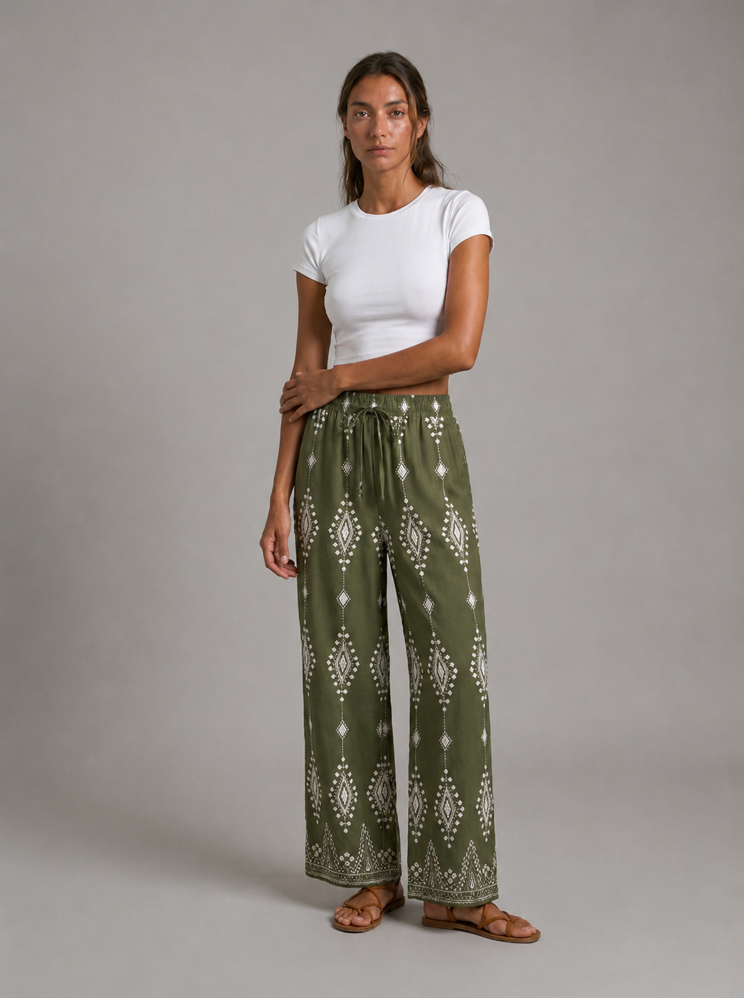 Pantalón Casual Estampado Sily