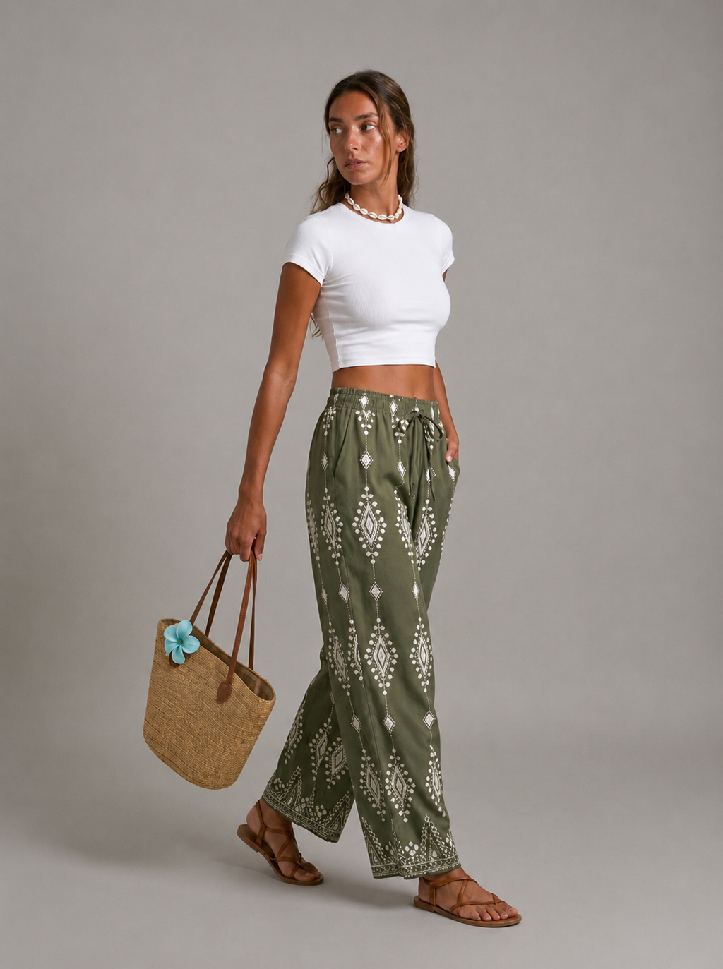 Pantalón Casual Estampado Sily