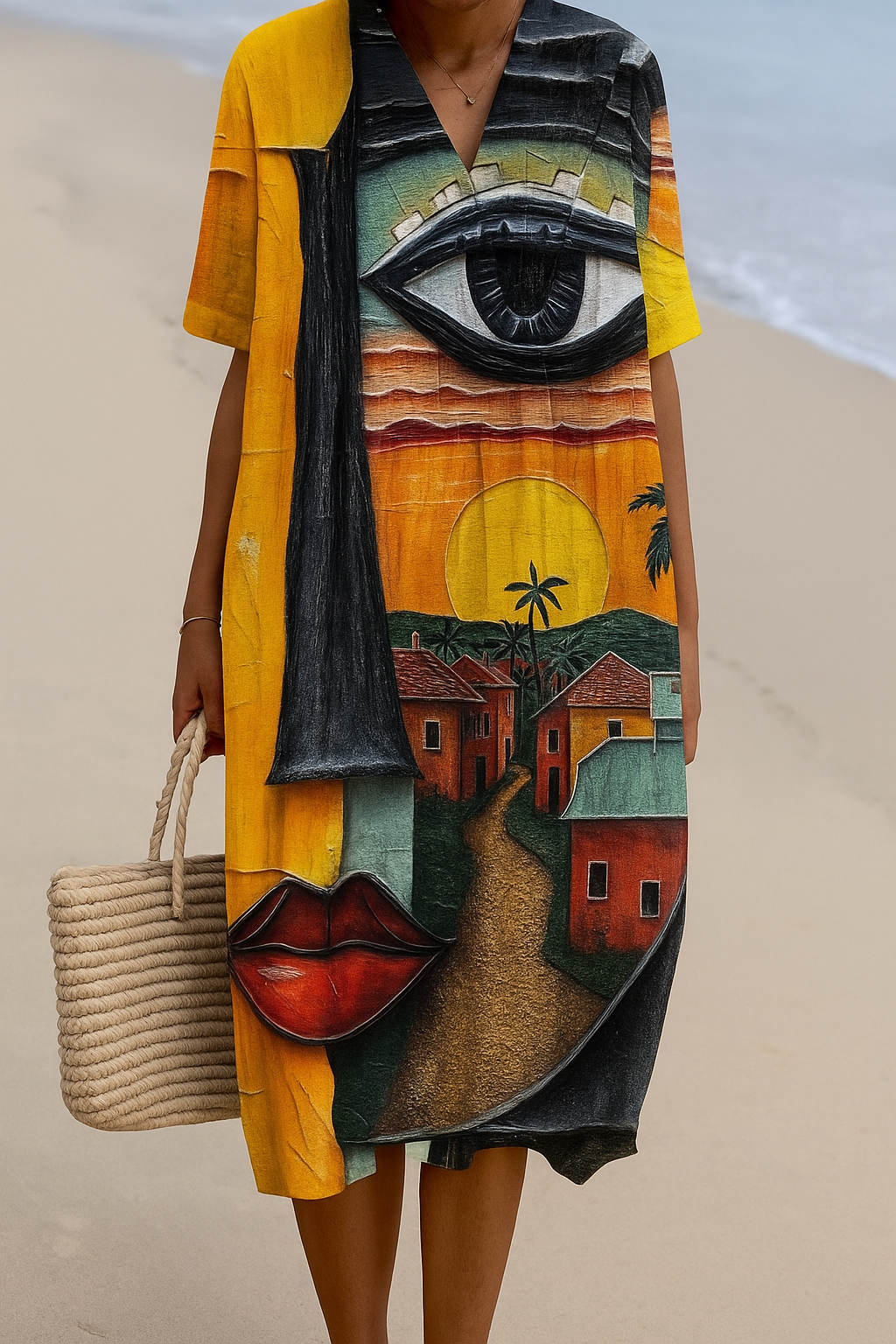 Tania - Vestido de Verano Inspirado en Artistas