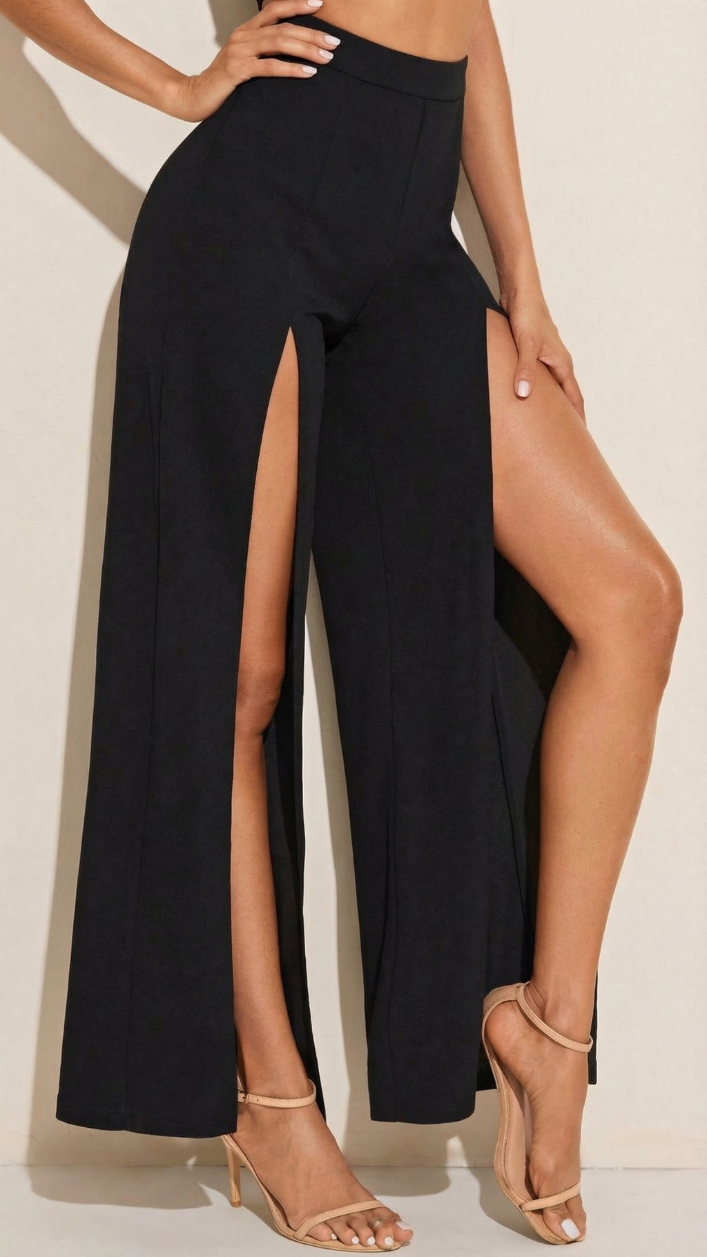 Rocío – Pantalón slit elegante