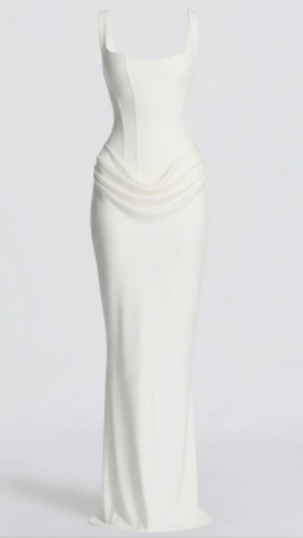 Selena | Vestido maxi de escote cuadrado