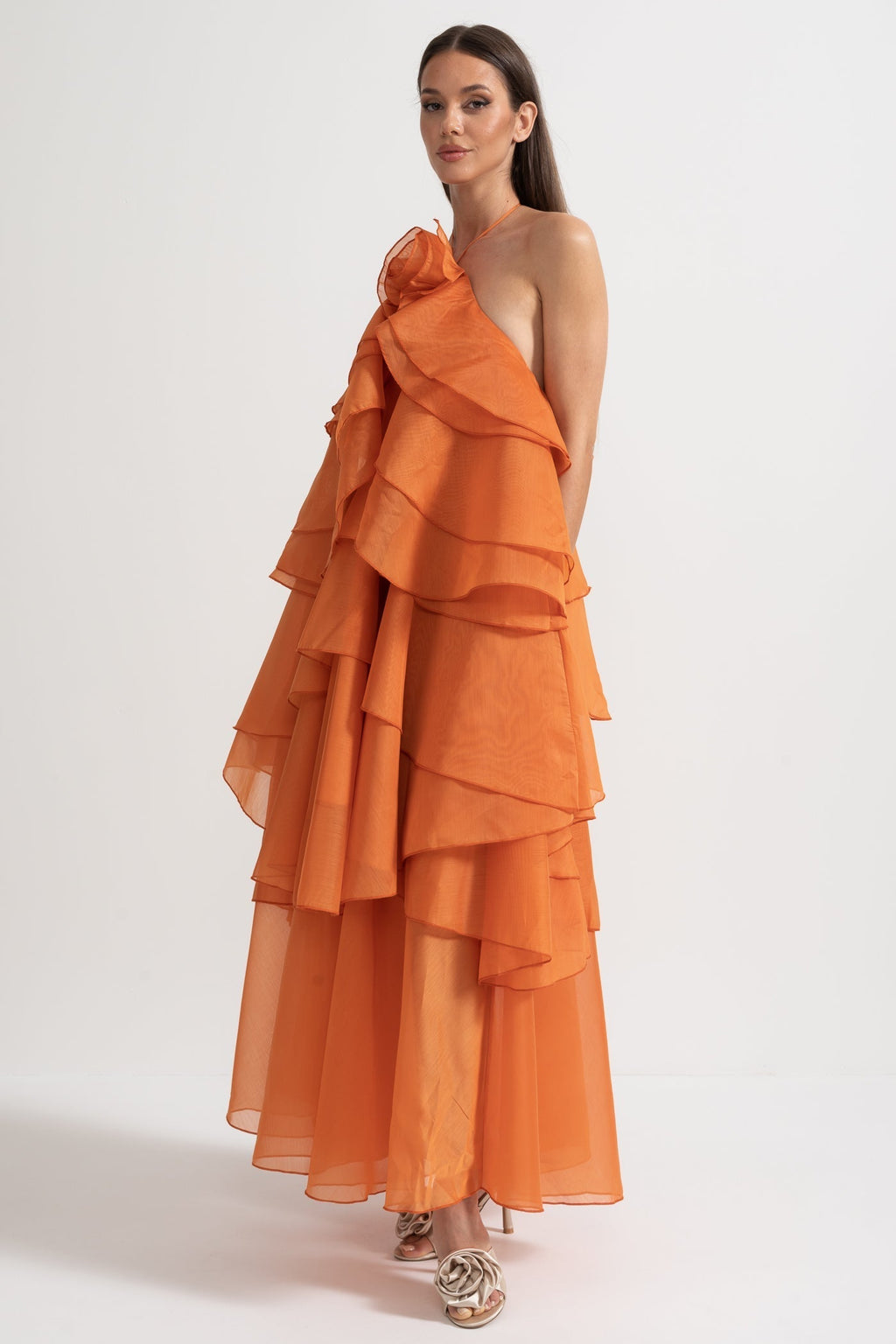Rocío™ | Vestido Maxi Voluminoso con Volantes