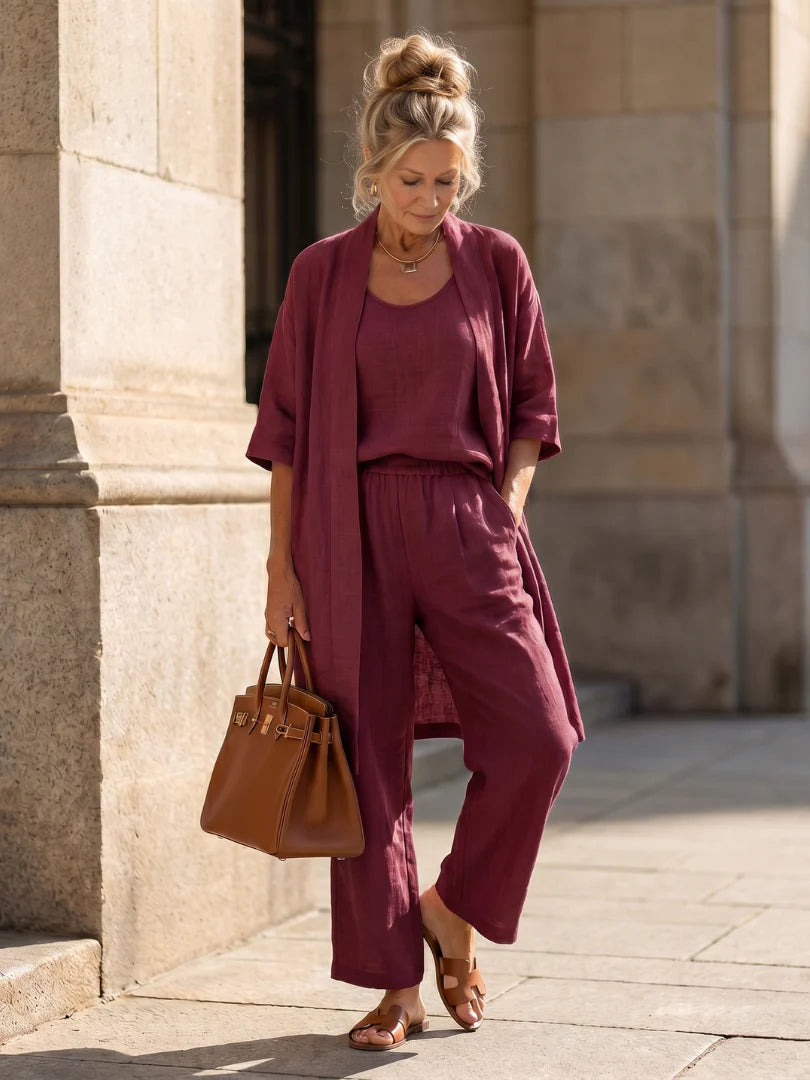 Astrid | Conjunto de lino ligero